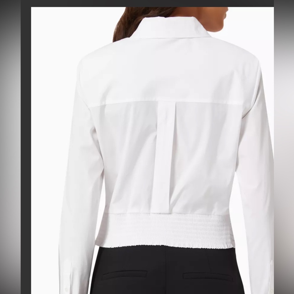 Veronica Beard White Button Down Top - image 2